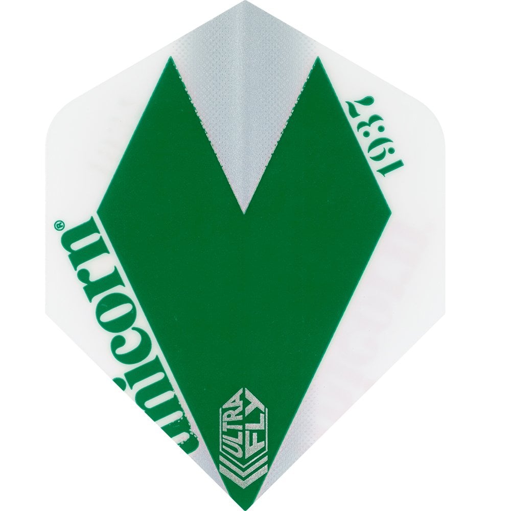 Unicorn Ultrafly Dart Flights - 100 - Plus Std - Comet Green