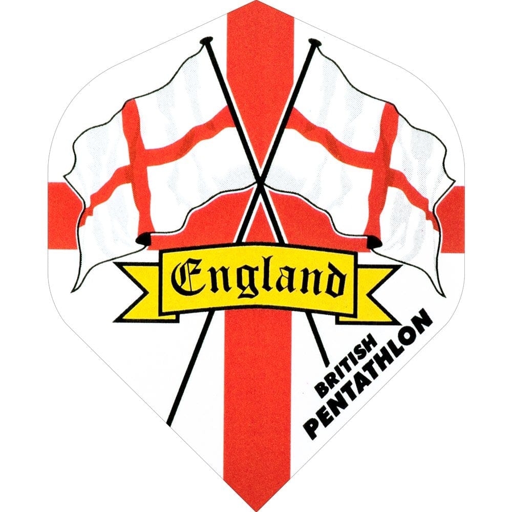 *Dart Flights - British Pentathlon - Extra Strong - Std - England