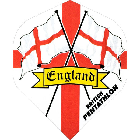 *Dart Flights - British Pentathlon - Extra Strong - Std - England