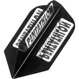 *Pentathlon Dart Flights - Dimplex - Extra Strong - Slim - Black