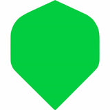Dart Flights - Poly Plain Fluoresent - Std - Fluro Fluro Green