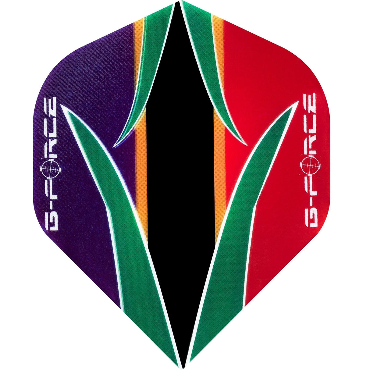 *Datadart G-Force Dart Flights - No2 - Std - Transparent Multicolour