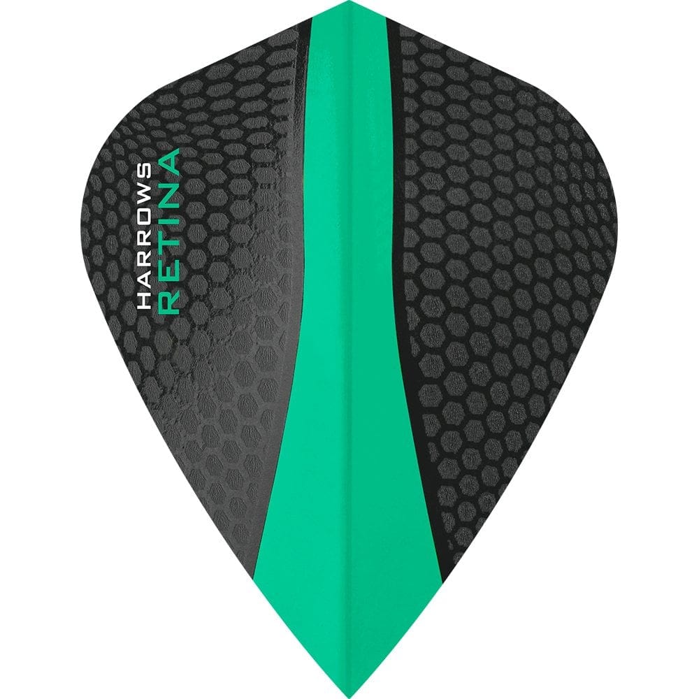 *Harrows Retina Dart Flights - Kite Shape Jade