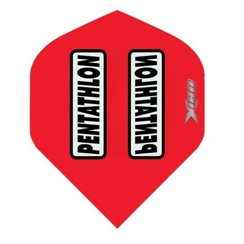 Pentathlon Dart Flights - 180 Micron - Ultra Thick - Std Red