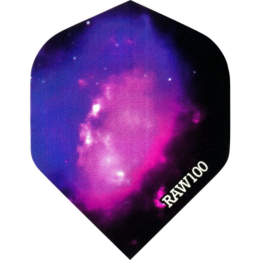 *Dart Flights - Raw 100 - 100 Micron - Std - Space Galaxy