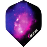*Dart Flights - Raw 100 - 100 Micron - Std - Space Galaxy