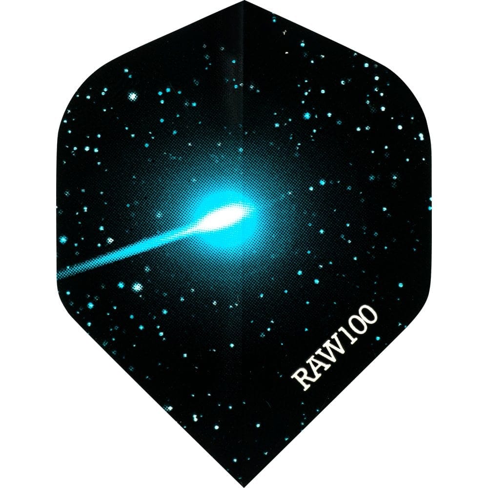 *Dart Flights - Raw 100 - 100 Micron - Std - Space Shooting Star