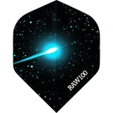 *Dart Flights - Raw 100 - 100 Micron - Std - Space Shooting Star