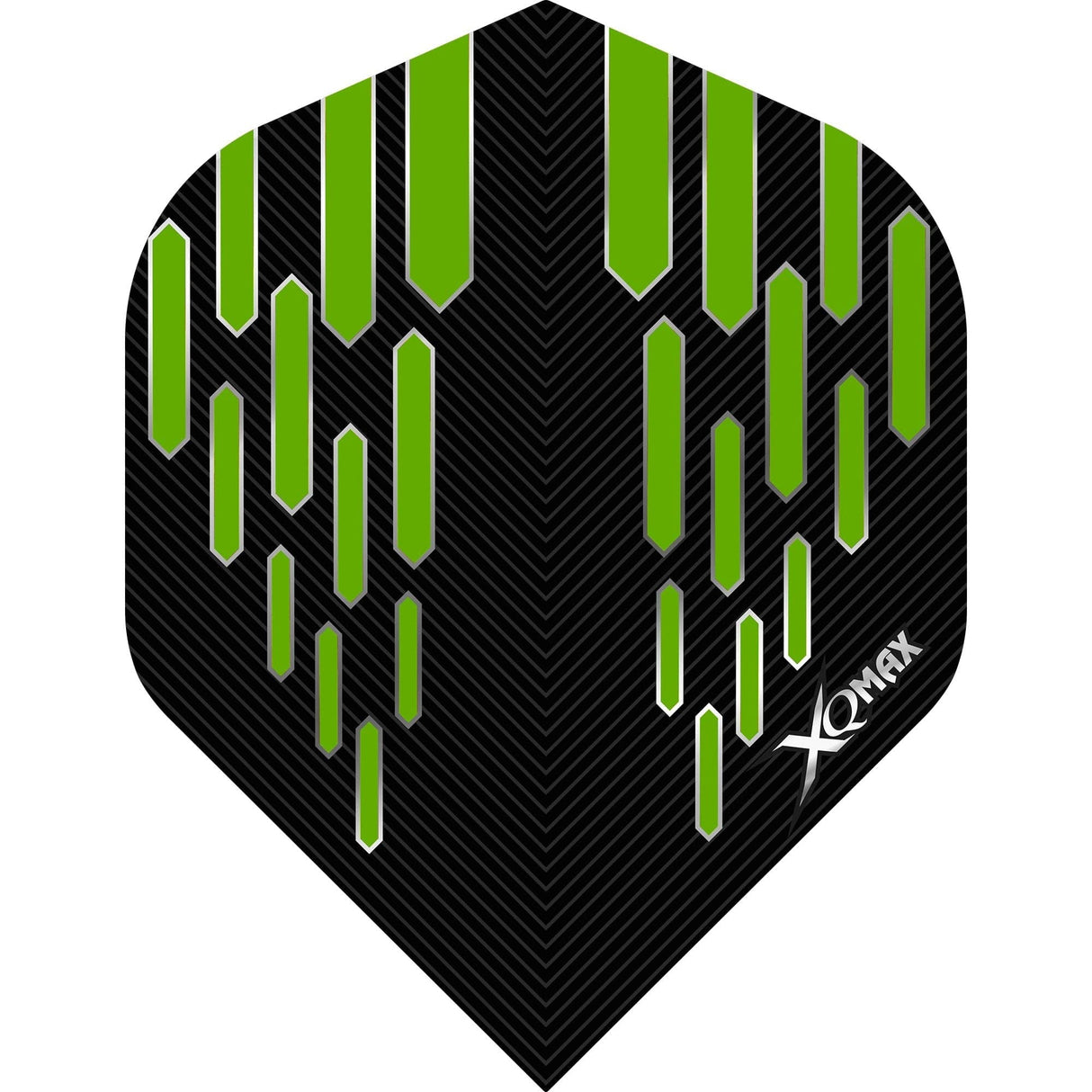 *XQMax Dart Flights - Max Flight - 100 - No2 - Std - Contour Green