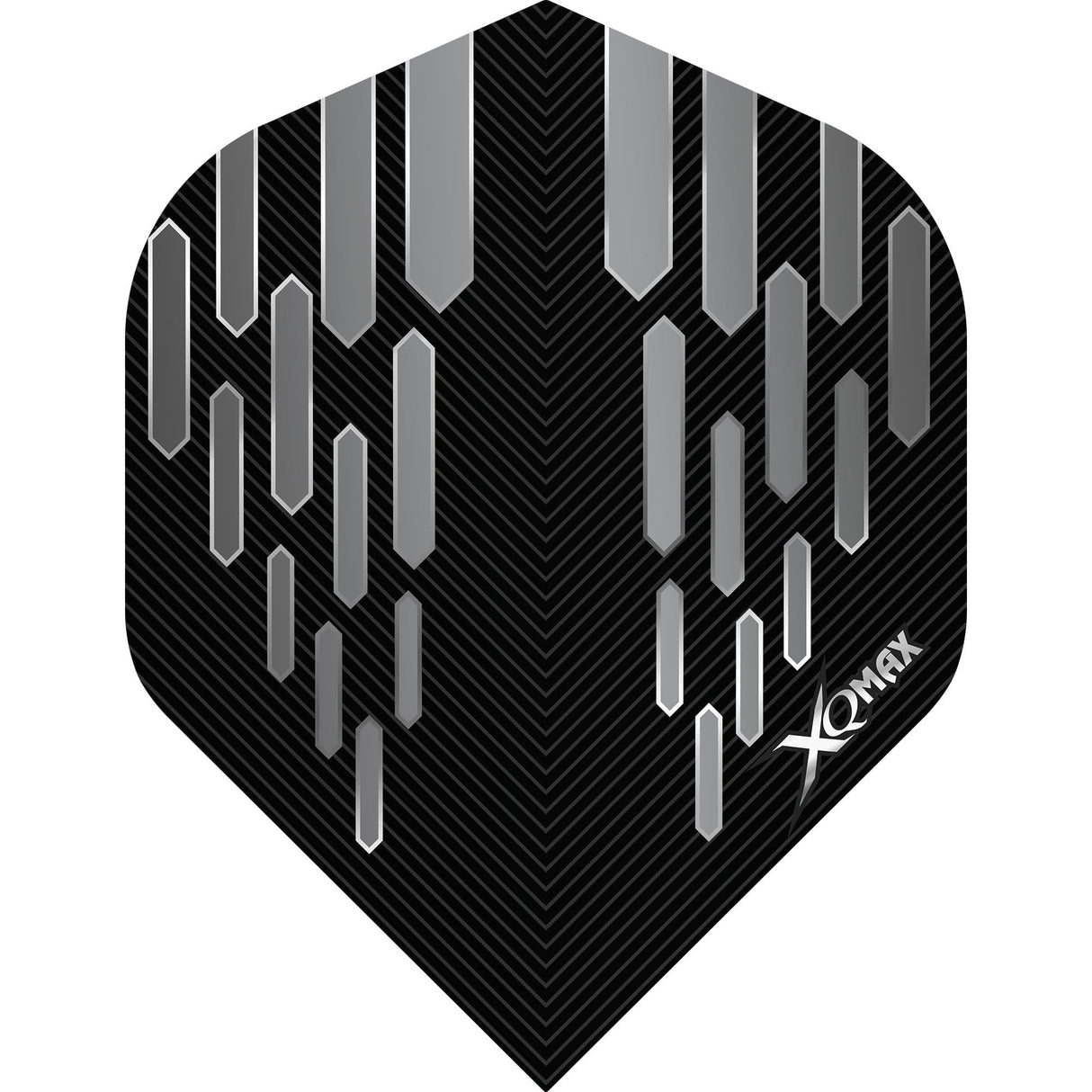 *XQMax Dart Flights - Max Flight - 100 - No2 - Std - Contour Grey