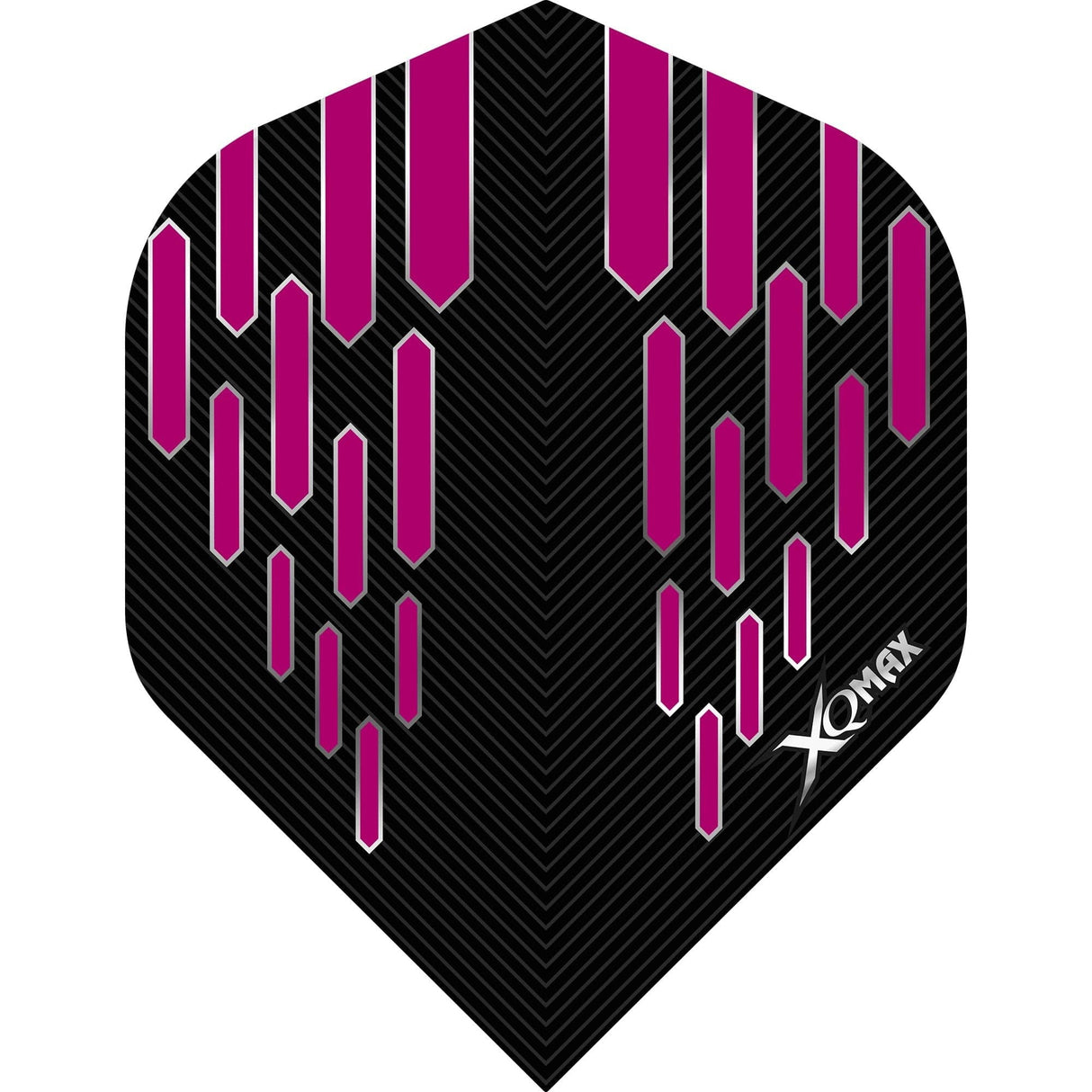 *XQMax Dart Flights - Max Flight - 100 - No2 - Std - Contour Pink