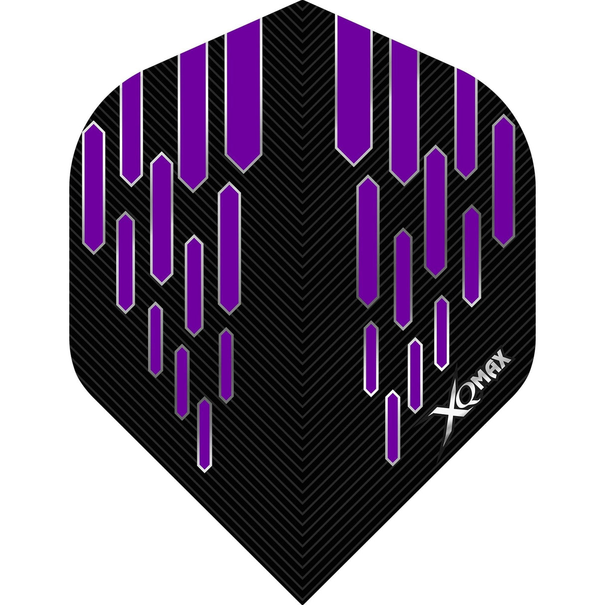 *XQMax Dart Flights - Max Flight - 100 - No2 - Std - Contour Purple