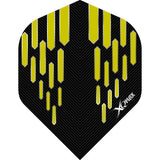 *XQMax Dart Flights - Max Flight - 100 - No2 - Std - Contour Yellow