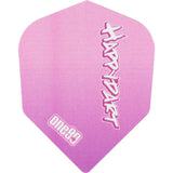 *One80 Dart Flights - Happy Dart Flights - Std Pink