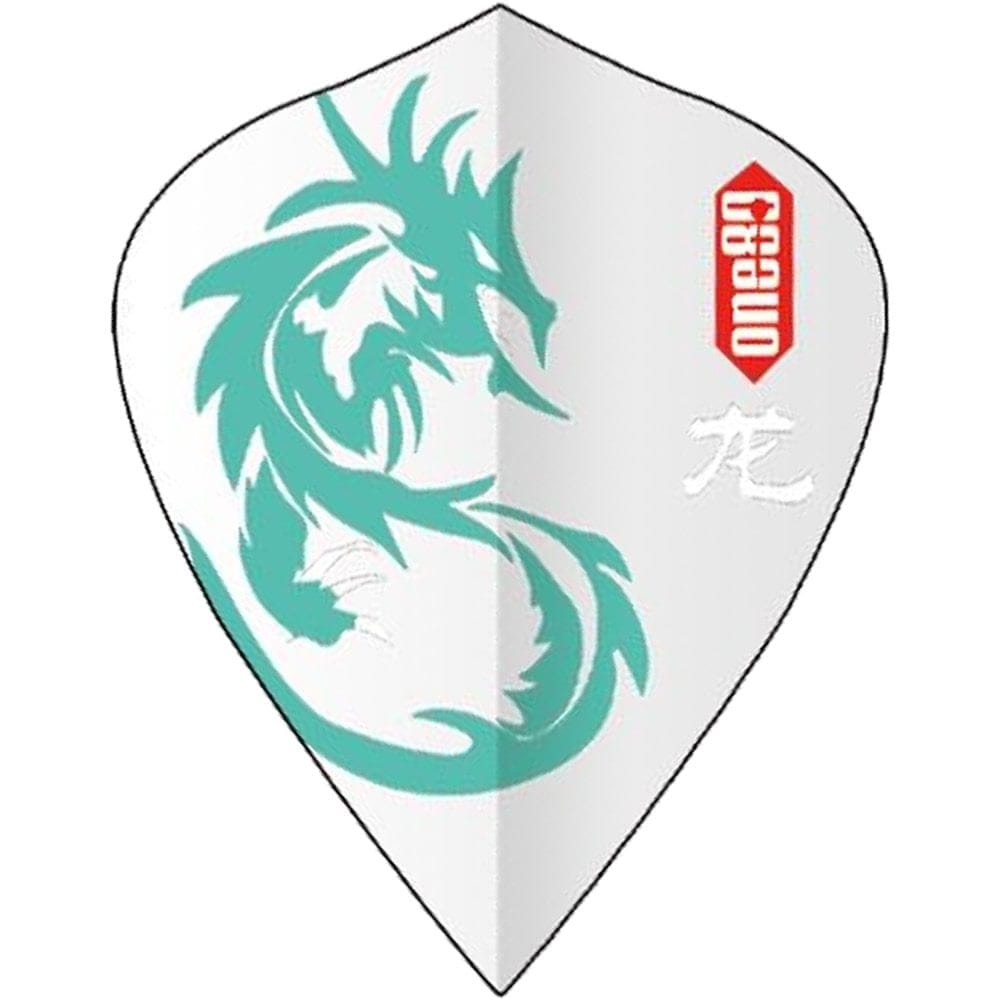 *One80 Dart Flights - Animal Kingdom - Kite - Transparent Dragon