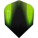 *Harrows Sonic X Dart Flights - Std Shape - Sonic-X Green