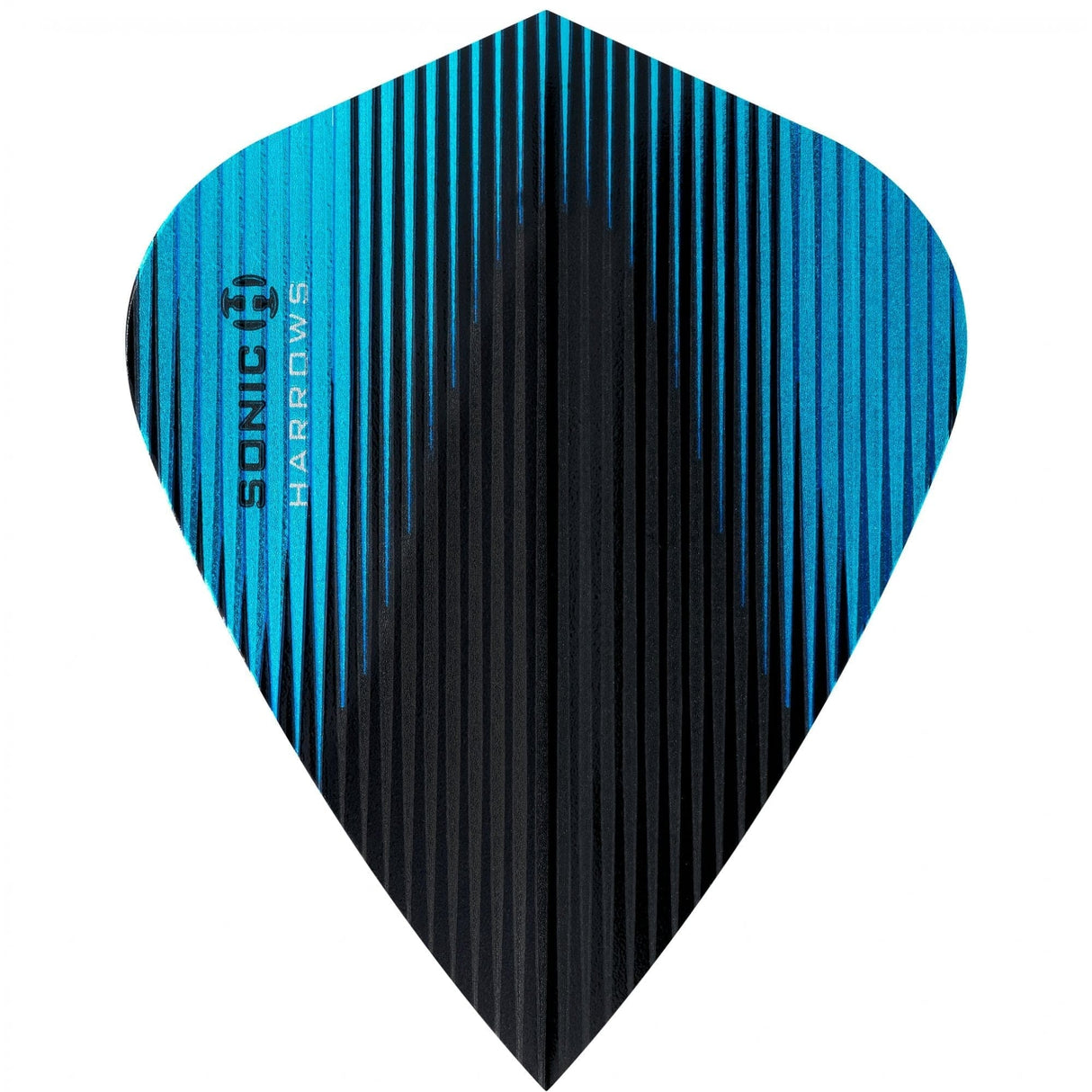 *Harrows Sonic X Dart Flights - Kite Shape - Sonic-X Aqua Blue