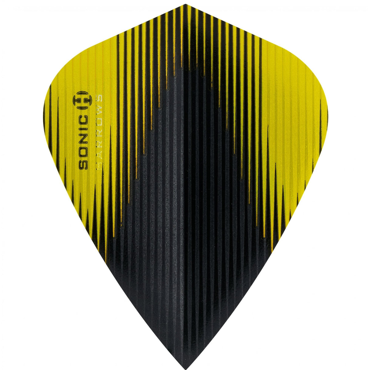 *Harrows Sonic X Dart Flights - Kite Shape - Sonic-X Yellow