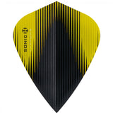 *Harrows Sonic X Dart Flights - Kite Shape - Sonic-X Yellow