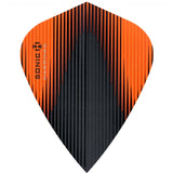 *Harrows Sonic X Dart Flights - Kite Shape - Sonic-X Orange