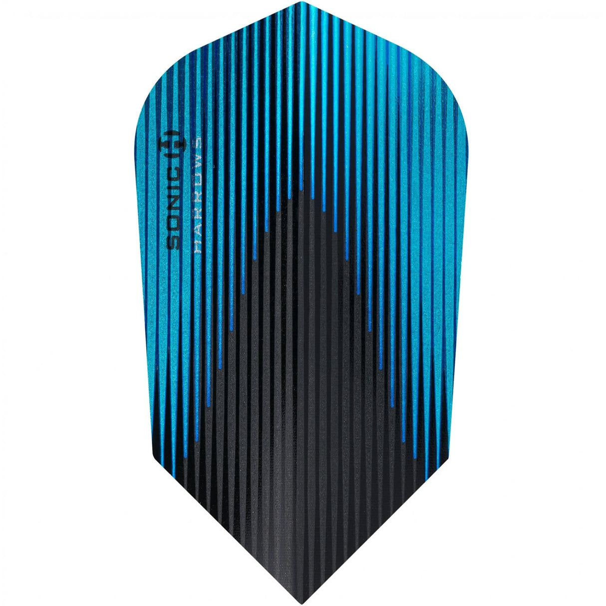 Harrows Sonic X Dart Flights - Slim Shape - Sonic-X - Aqua Blue - 100 Sets (300 Flights)