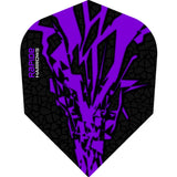 Harrows Rapide X Dart Flights - Std Shape - Rapide-X - Purple - 100 Sets (300 Flights)