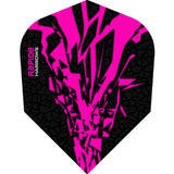 *Harrows Rapide X Dart Flights - Std Shape - Rapide-X Pink