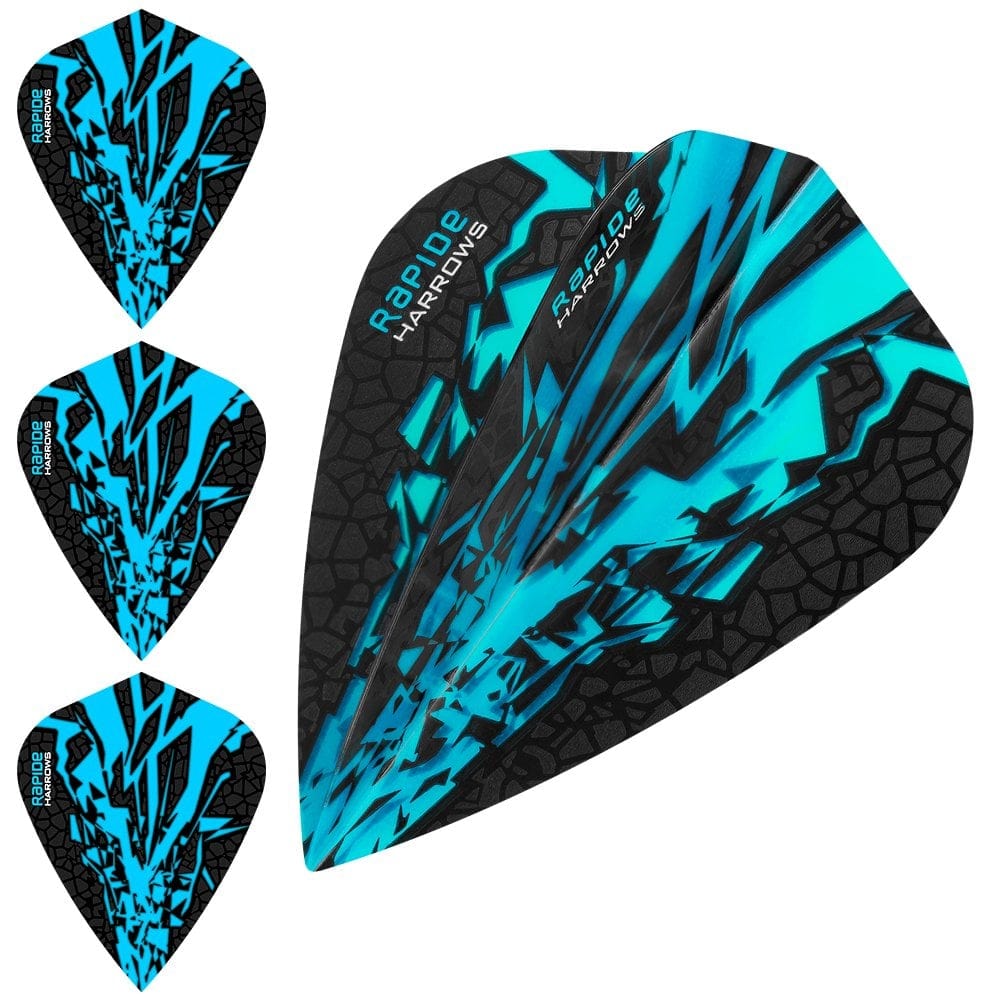 *Harrows Rapide X Dart Flights - Kite Shape - Rapide-X