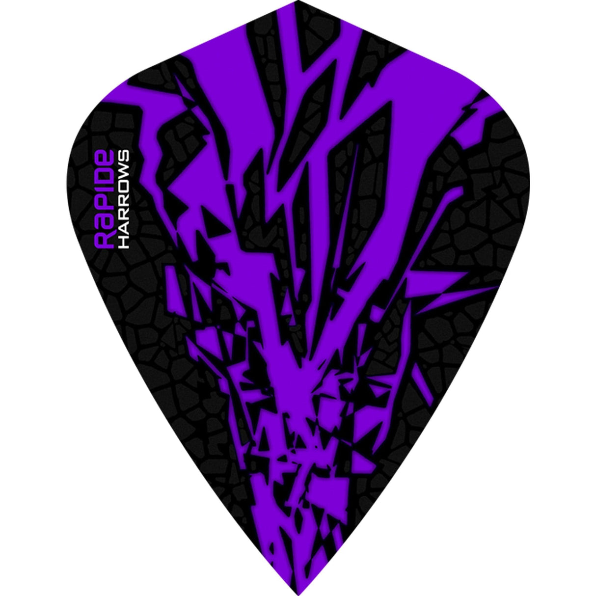 *Harrows Rapide X Dart Flights - Kite Shape - Rapide-X Purple