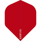 *Dart Flights - Raw 100 - 100 Micron - Std - Plain Red