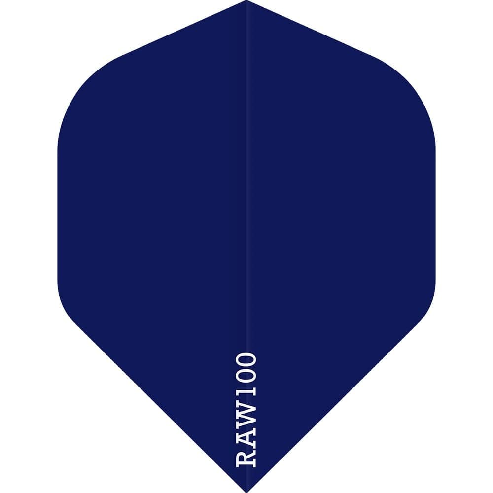 *Dart Flights - Raw 100 - 100 Micron - Std - Plain Dark Blue