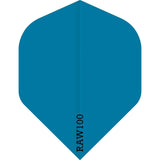 *Dart Flights - Raw 100 - 100 Micron - Std - Plain Neon Blue