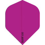 *Dart Flights - Raw 100 - 100 Micron - Std - Plain Neon Pink