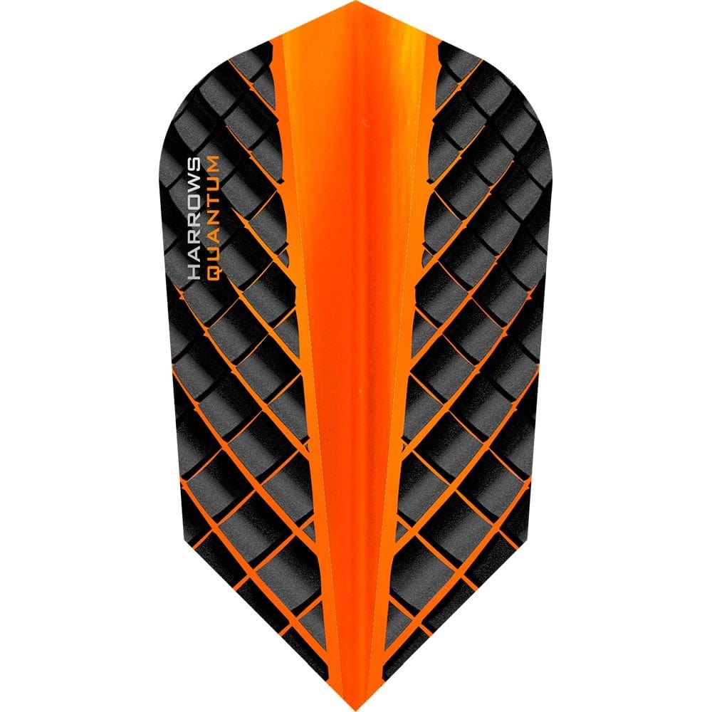 *Harrows Quantum Dart Flights - 3D Effect - 100 Micron - Slim Orange
