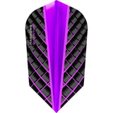 *Harrows Quantum Dart Flights - 3D Effect - 100 Micron - Slim Purple