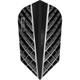 *Harrows Quantum Dart Flights - 3D Effect - 100 Micron - Slim Black