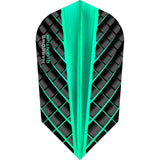 *Harrows Quantum Dart Flights - 3D Effect - 100 Micron - Slim Jade