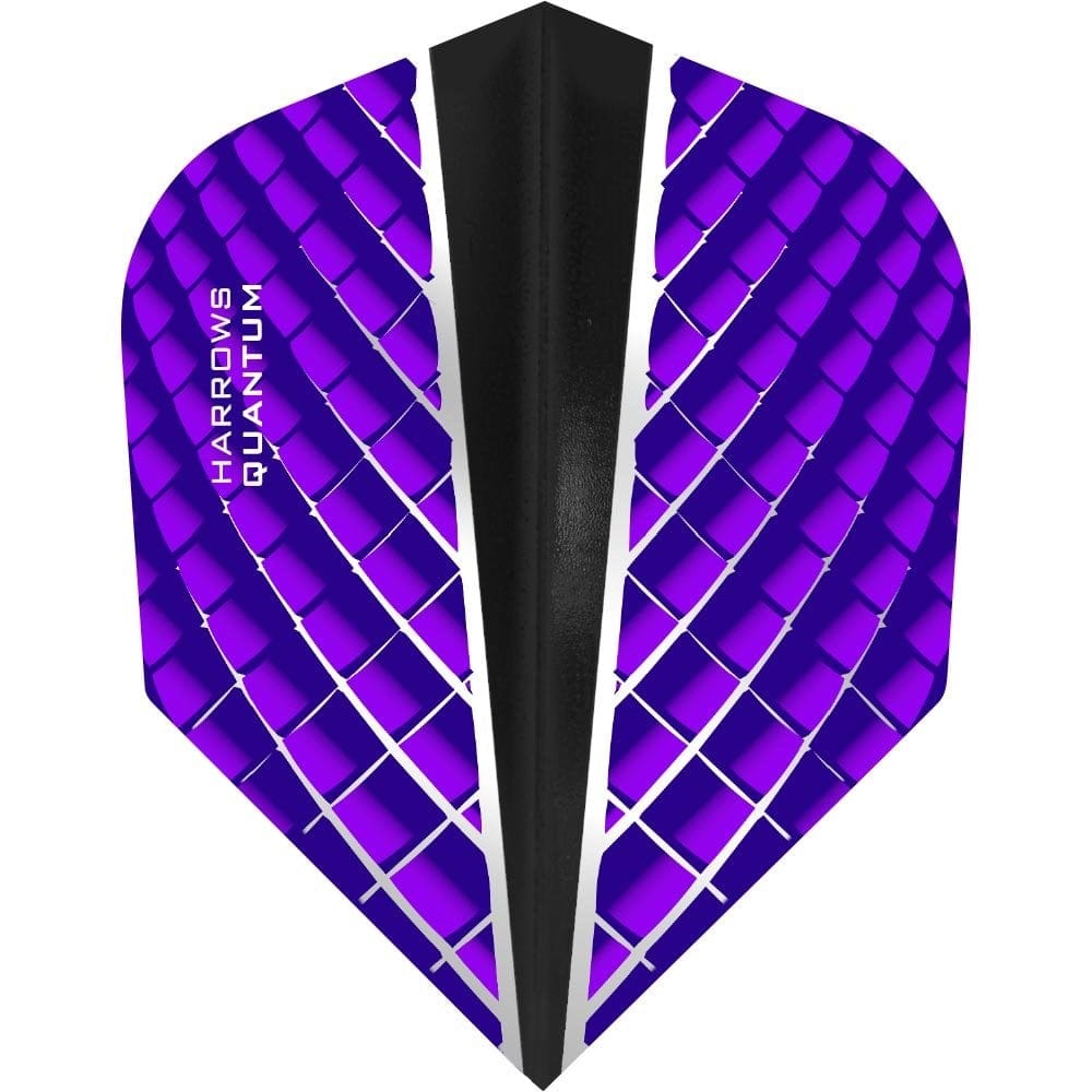 *Harrows Quantum X Dart Flights - 100 Micron - Std Purple
