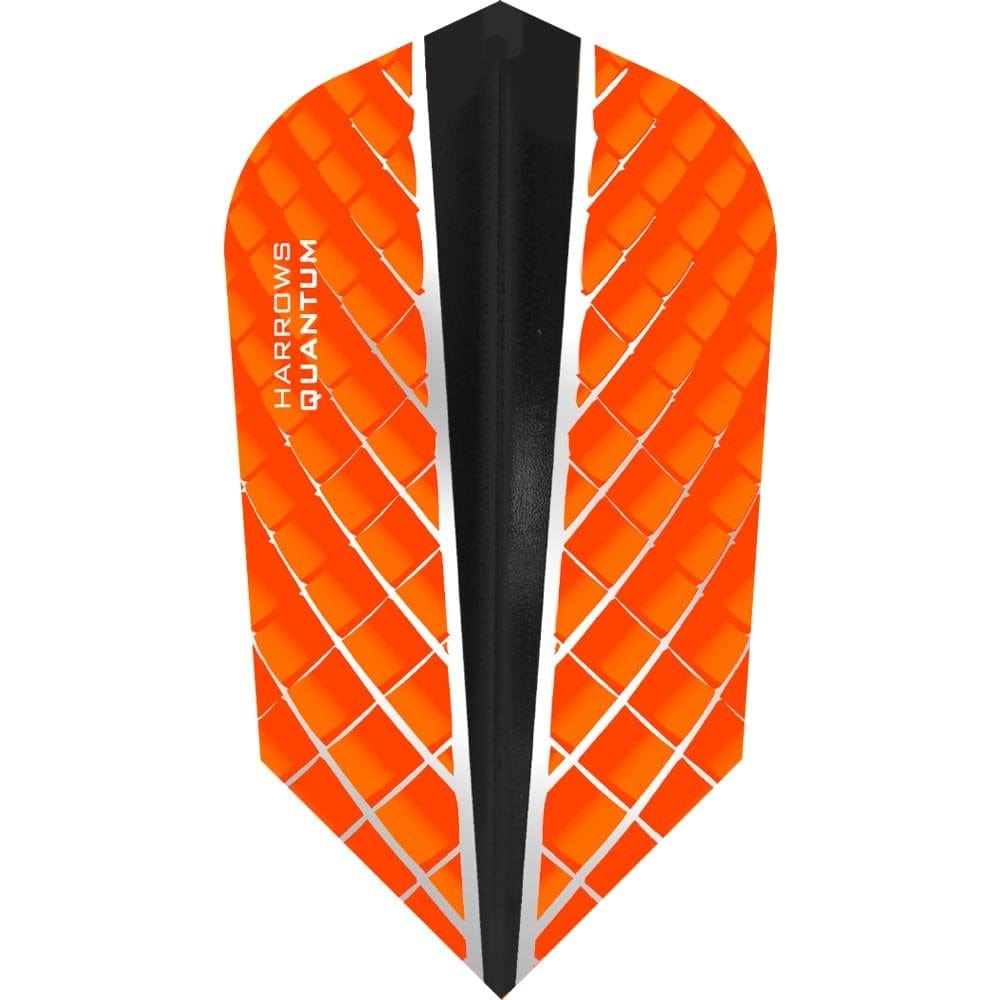 *Harrows Quantum X Dart Flights - 100 Micron - Slim Orange