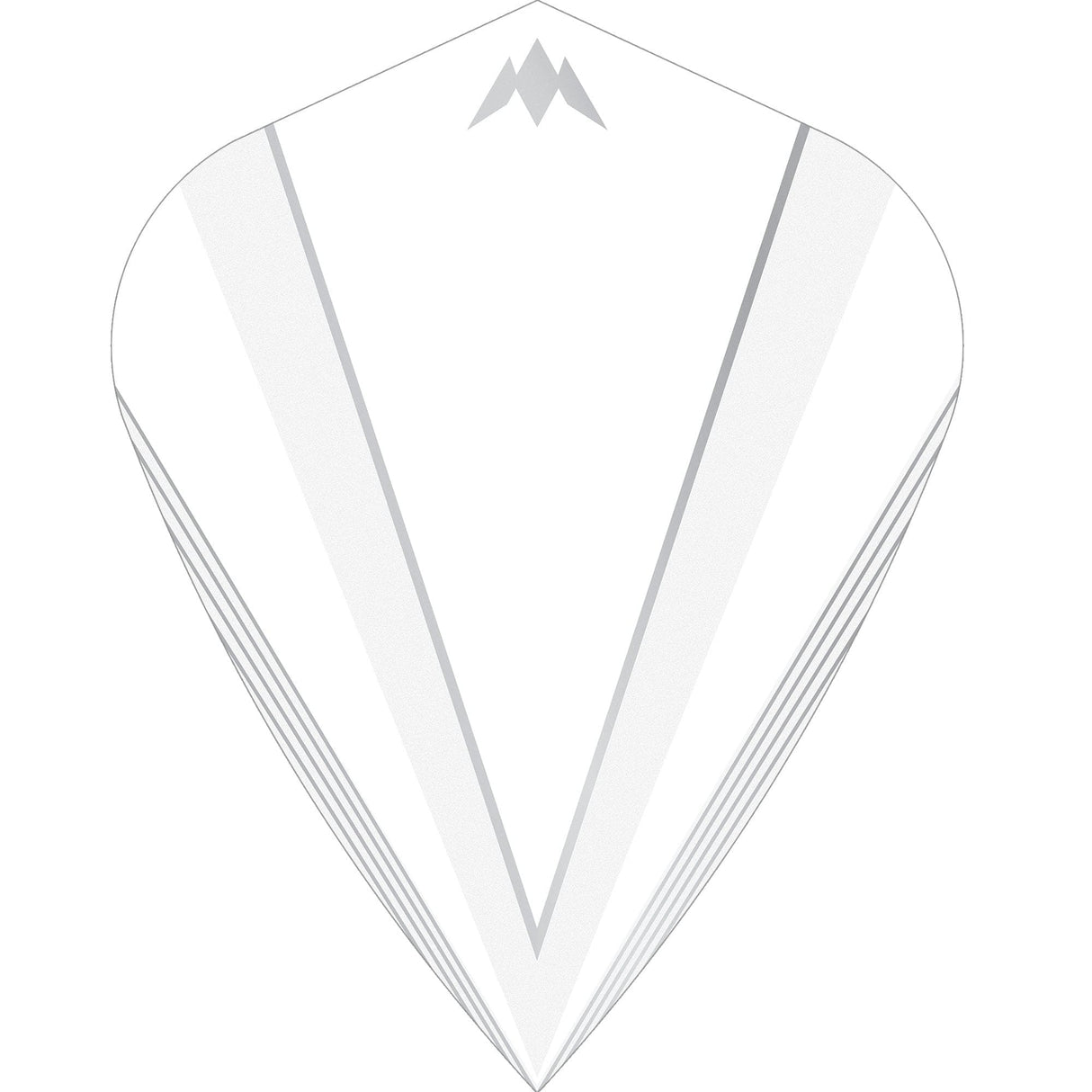 *Mission Shades Dart Flights - 100 Micron - Kite White