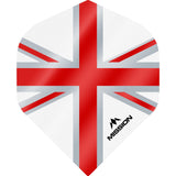 *Mission Alliance Union Jack Dart Flights - No2 - Std - White White Red