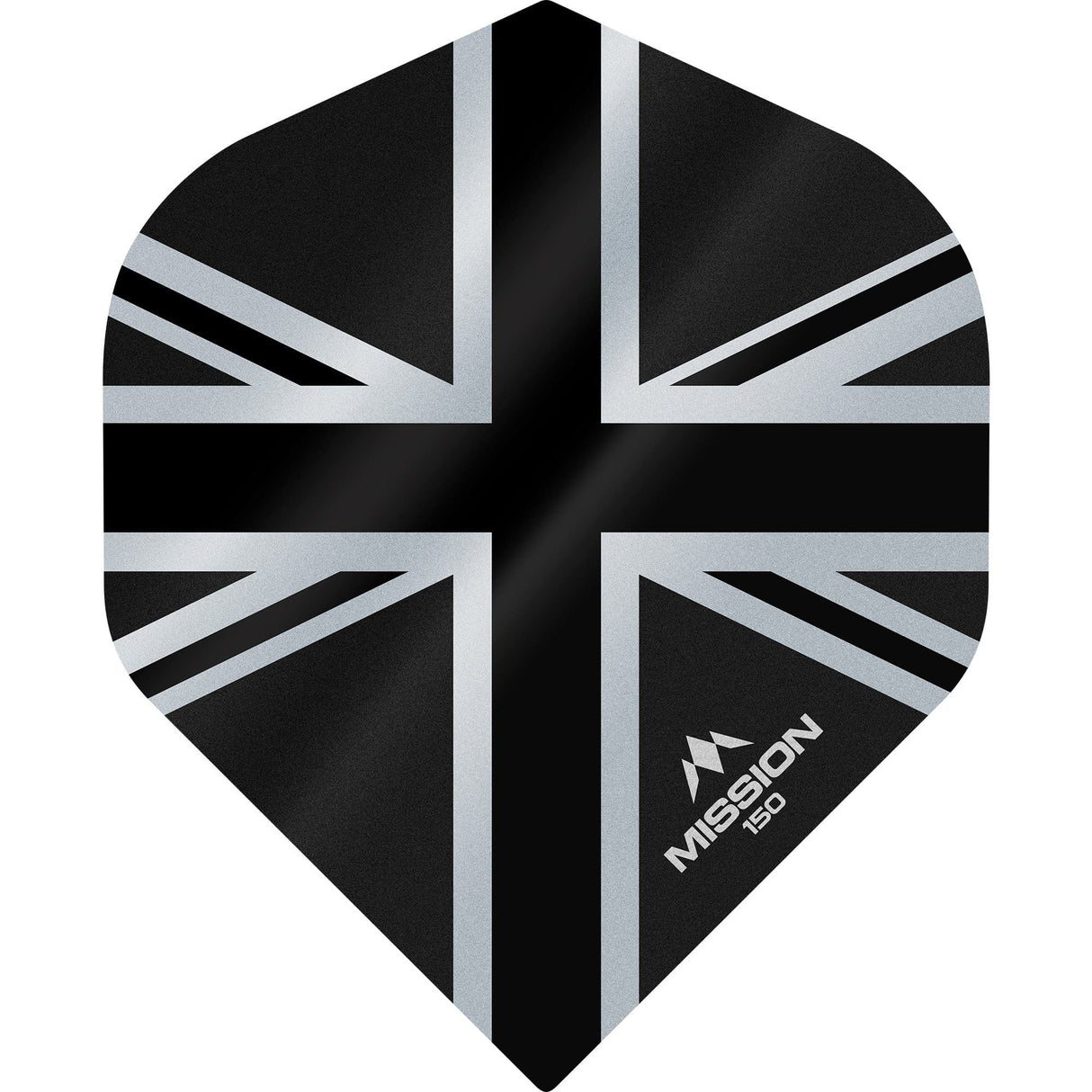 Mission Alliance Union Jack Dart Flights - 150 - No2 - Black Black