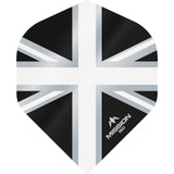 Mission Alliance Union Jack Dart Flights - 150 - No2 - Black Black White