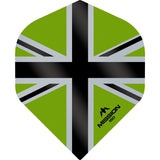 *Mission Alliance-X Union Jack Dart Flights - 150 - No2 Green Black