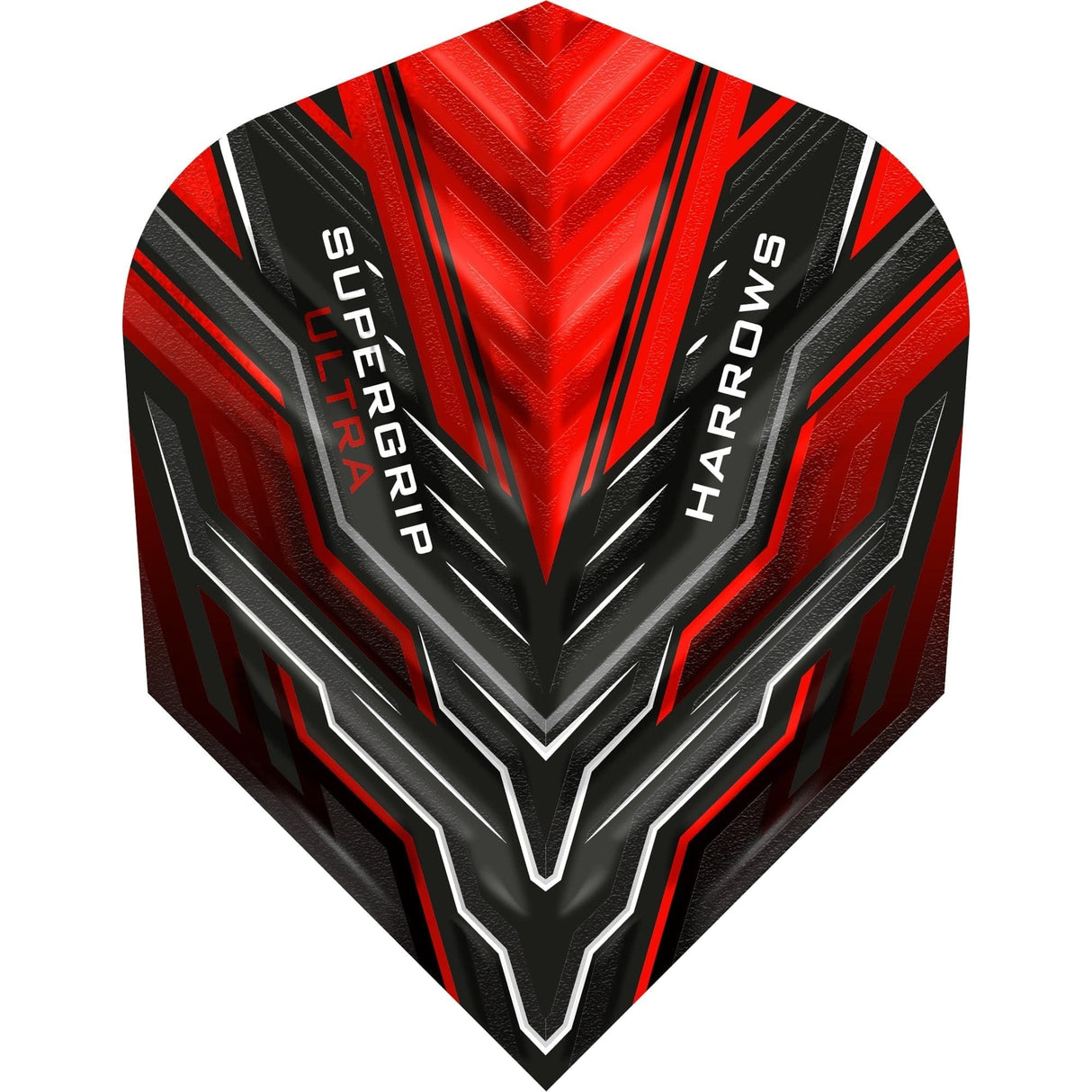 Harrows Supergrip Ultra Dart Flights - No6 - Std Red