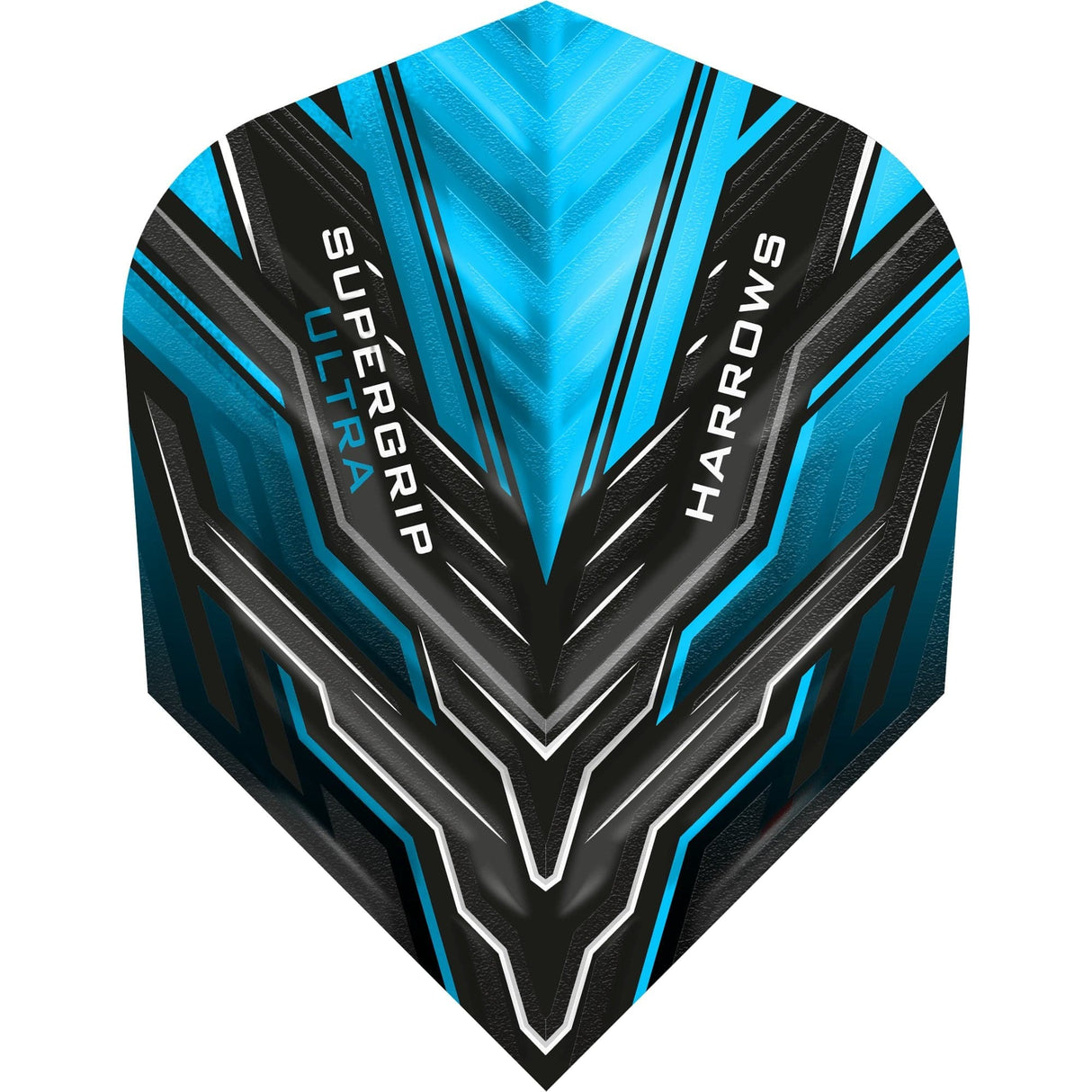 Harrows Supergrip Ultra Dart Flights - No6 - Std Aqua Blue