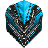 Harrows Supergrip Ultra Dart Flights - No6 - Std Aqua Blue