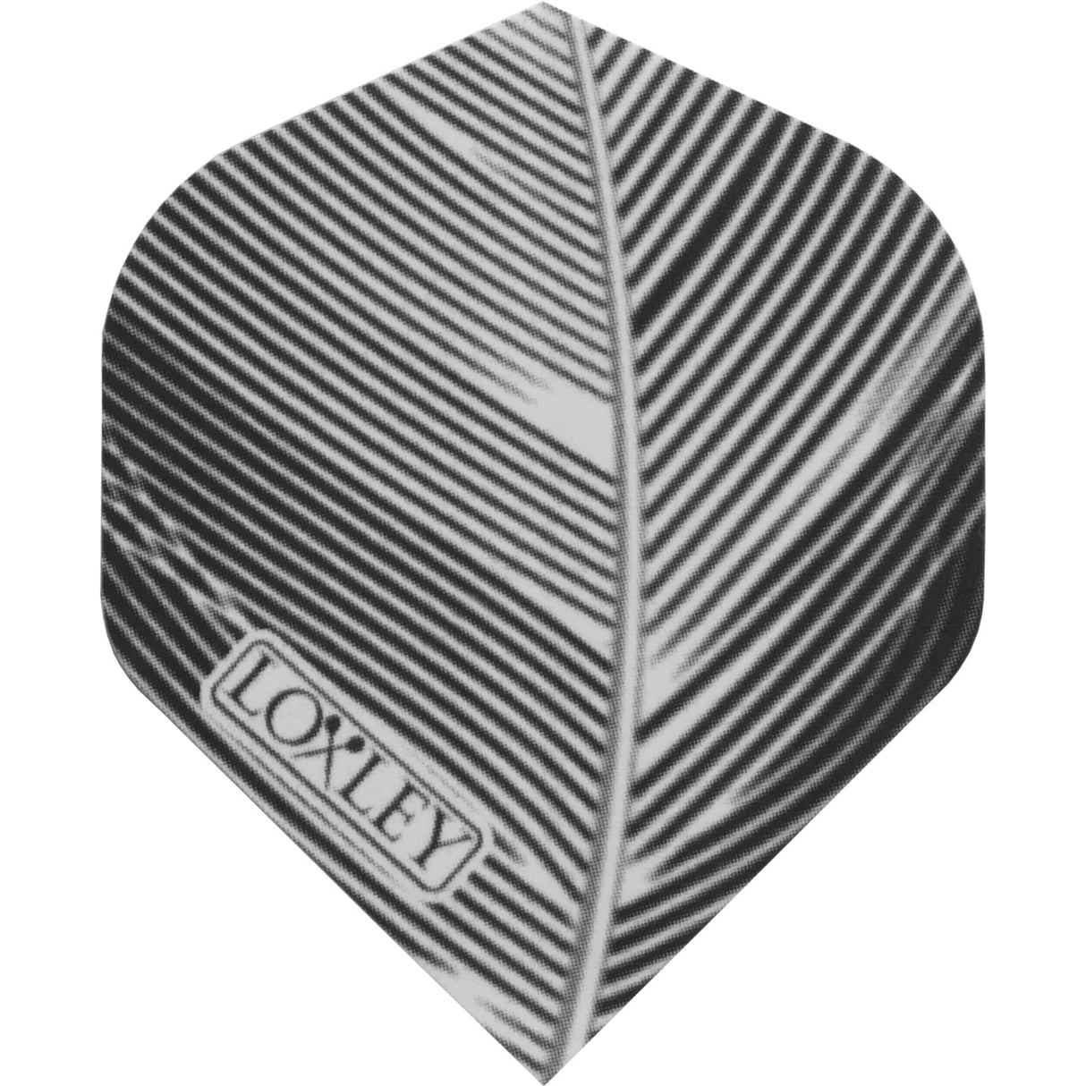 *Loxley Dart Flights - Feather 100 - No2 - Std Grey