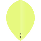 *Ruthless R4X - Solid - Dart Flights - 100 Micron -  Pear Fluro Yellow