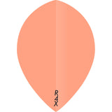 *Ruthless R4X - Solid - Dart Flights - 100 Micron -  Pear Fluro Orange